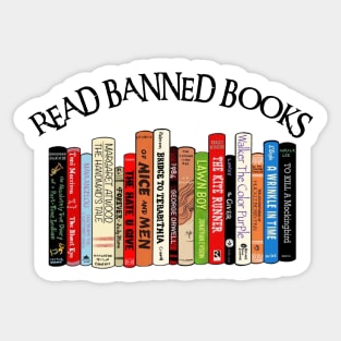 Read Banned Books Sticker